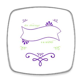 dogs funny sayings gift idea beagle dogs happy - Viereckiger Kühlschrankmagnet - Weiß - Vorne