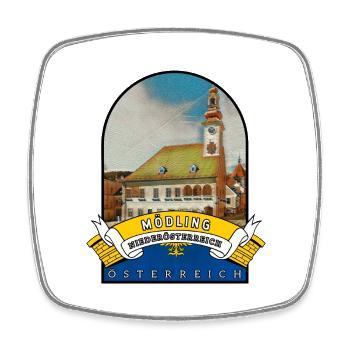 Niederösterreich Mödling Österreich Souvenir - Viereckiger Kühlschrankmagnet - Weiß - Vorne