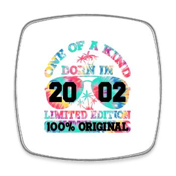 Unique Born In 2002 Limited Edition - Square fridge magnet - white - Front