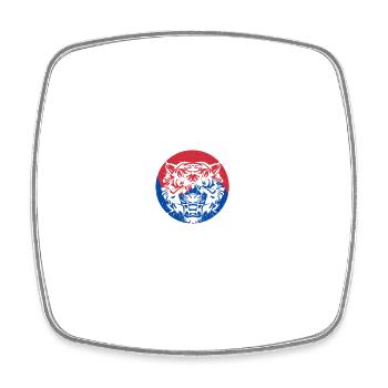Tae Kwon Do Tiger Korea Lustig Taekwondo Korea - Viereckiger Kühlschrankmagnet - Weiß - Vorne