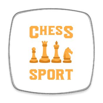 Chess Is My Extreme Sport Chess Player Chess Boar - Viereckiger Kühlschrankmagnet - Weiß - Vorne