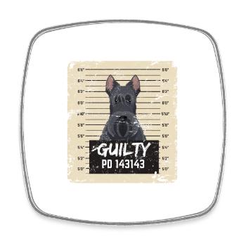 Scottish Terrier Dog Small Terrier Dog Lover Funny - Viereckiger Kühlschrankmagnet - Weiß - Vorne