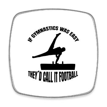 Gymnastics Floor Gymnastics Turner Gymnastics Gymnastics Gymnastics Club - Square fridge magnet - white - Front