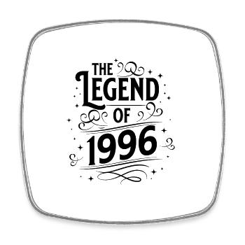 La légende de l’anniversaire de 1996 - Magnet carré - blanc - Devant