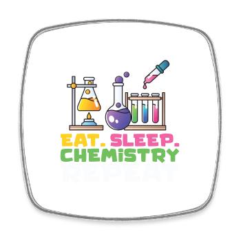 Wissenschaftler Chemiker Physiker Physik Geschenk - Viereckiger Kühlschrankmagnet - Weiß - Vorne