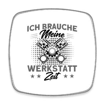 KFZ Mechaniker Schrauber Mechatroniker Geschenk - Viereckiger Kühlschrankmagnet - Weiß - Vorne