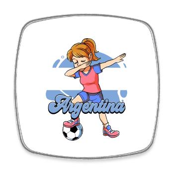 Argentina Football - Square fridge magnet - white - Front