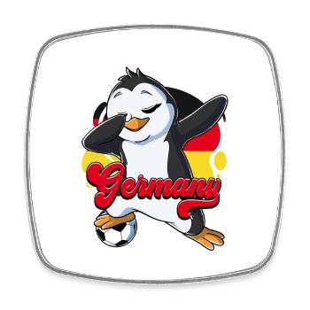 Germany Football - Square fridge magnet - white - Front