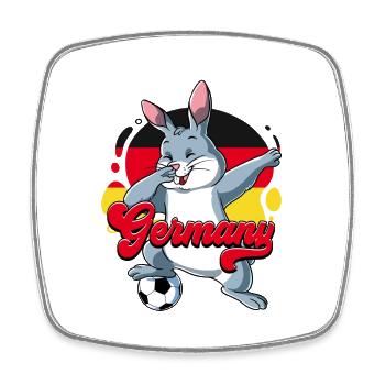 Germany Football - Square fridge magnet - white - Front