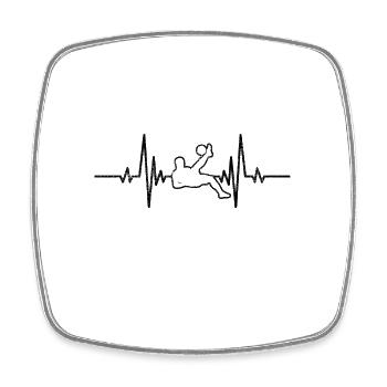 Football player Football Football coach Footballer - Square fridge magnet - white - Front