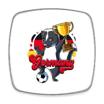 Germany Football - Square fridge magnet - white - Front
