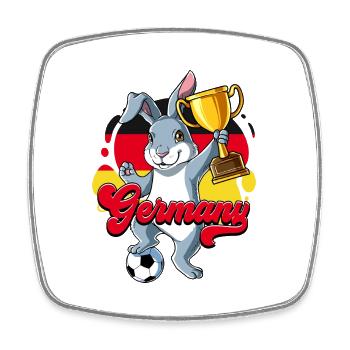Germany Football - Square fridge magnet - white - Front