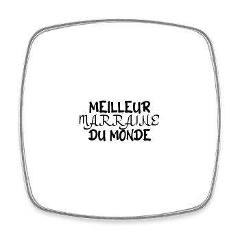meilleur Marraine du monde - Magnet carré - blanc - Devant