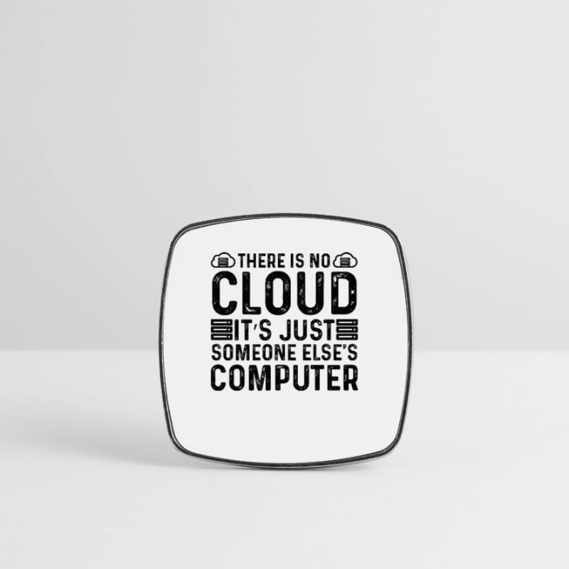 Cloud Programmer Computer Scientist IoT Cybersecurity Square fridge magnet