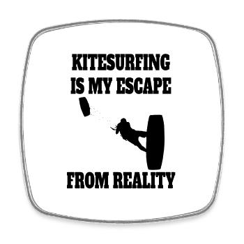 Kitesurfer Surfen Geschenk Windsurfing Windsurfer - Viereckiger Kühlschrankmagnet - Weiß - Vorne