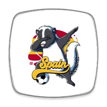 Espagne Football - Magnet carré - blanc - Devant