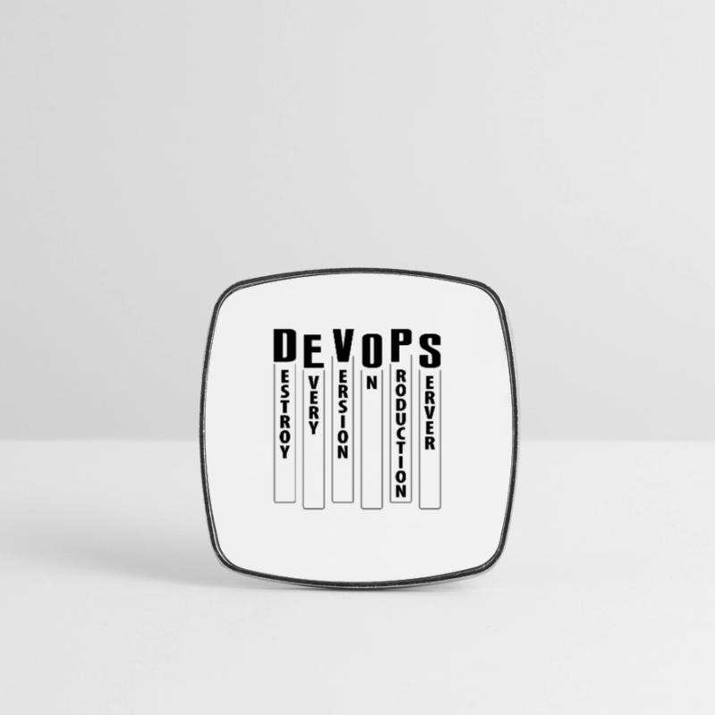 Devops Sys-Admin Developer Square fridge magnet