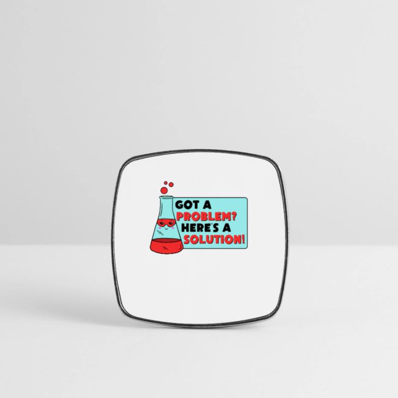 Problem Solution Scientific Solving Science Square fridge magnet