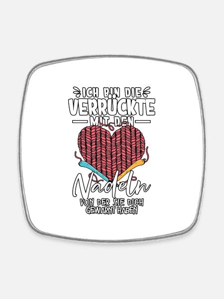Häkeln - Viereckiger Kühlschrankmagnet - Weiß