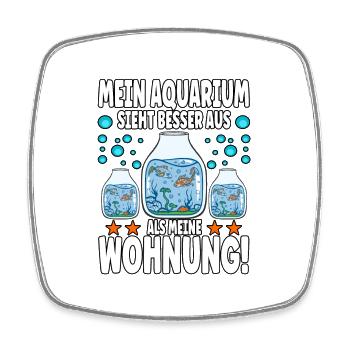 Aquarianer - Viereckiger Kühlschrankmagnet - Weiß - Vorne