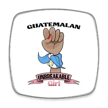 Guatemalan Girl Unbreakable I Heritage Guatemala - Viereckiger Kühlschrankmagnet - Weiß - Vorne