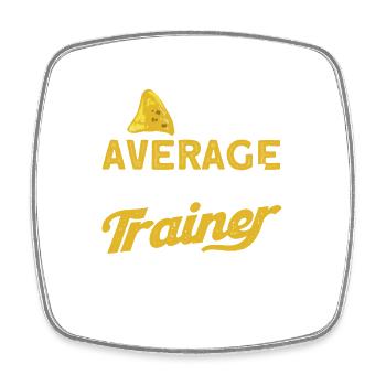 Fitness Workout Motivation Personal Trainer - Square fridge magnet - white - Front