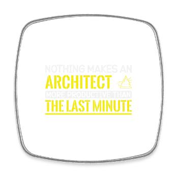 Architecte Cadeau Profession Architecture Emploi Architecte - Magnet carré - blanc - Devant