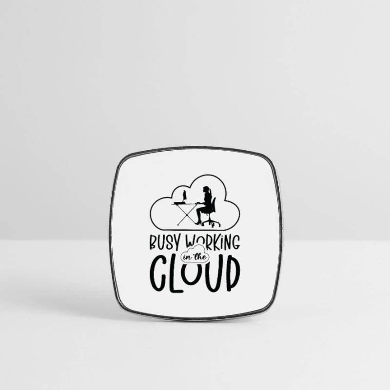 Cloud Computing Programmierer Kodierung Viereckiger Kühlschrankmagnet