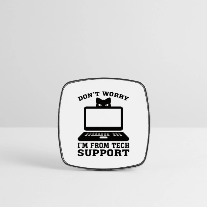 Technical Support Computer Technology IT Software Square fridge magnet
