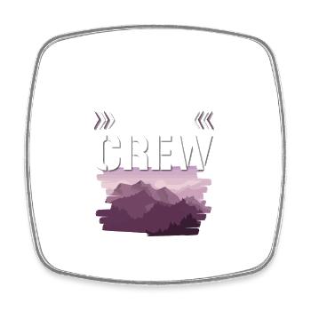 Tirol Party Crew - Square fridge magnet - white - Front