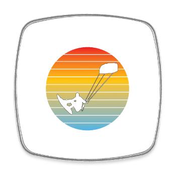 Kitesurfer Windsurfer Surf Windsurfing Cadeau - Magnet carré - blanc - Devant