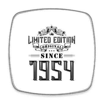 1954 limited edition - Square fridge magnet - white - Front