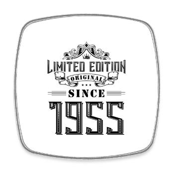 1955 limited edition - Viereckiger Kühlschrankmagnet - Weiß - Vorne