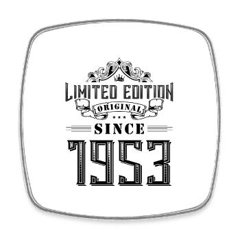 1953 limited edition - Viereckiger Kühlschrankmagnet - Weiß - Vorne