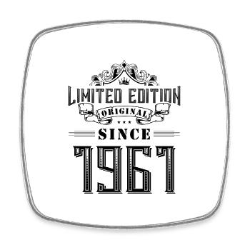 1961 limited edition - Square fridge magnet - white - Front