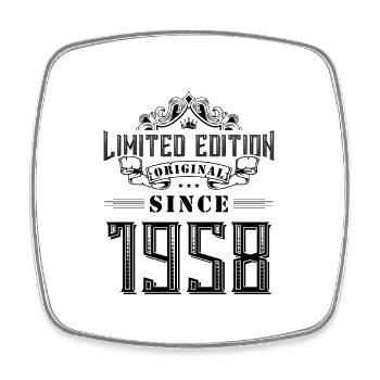 1958 Limited Edition - Square fridge magnet - white - Front