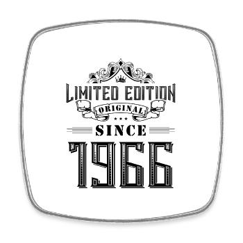 1966 limited edition - Viereckiger Kühlschrankmagnet - Weiß - Vorne