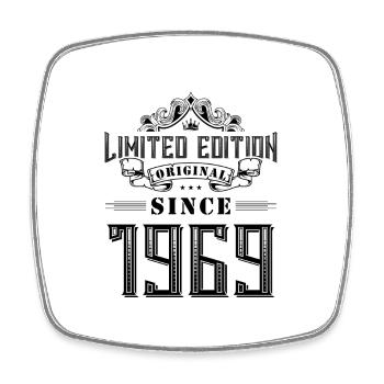 1969 limited edition - Square fridge magnet - white - Front