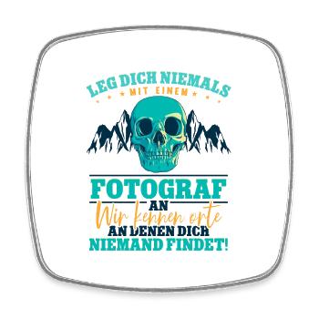 Fotografieren Fotografen - Viereckiger Kühlschrankmagnet - Weiß - Vorne