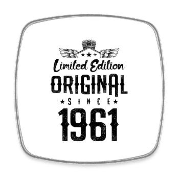 1961 limited edition - Square fridge magnet - white - Front