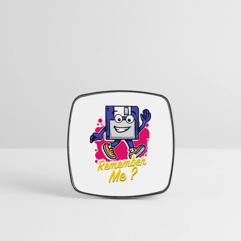 Programmer Retro-diskette Floppy disc Square fridge magnet