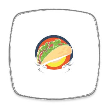 Real Estate Agent Broker Profession Real Estate - Square fridge magnet - white - Front