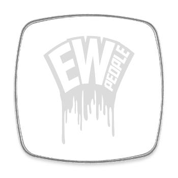 ew people lustiges Zitat - Viereckiger Kühlschrankmagnet - Weiß - Vorne