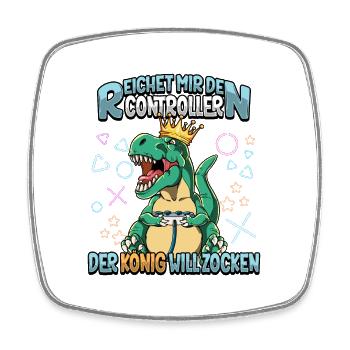 Zocken Reichet mir den Controller Gaming - Viereckiger Kühlschrankmagnet - Weiß - Vorne