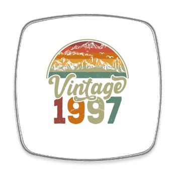 Vintage 1997 - Magnet carré - blanc - Devant