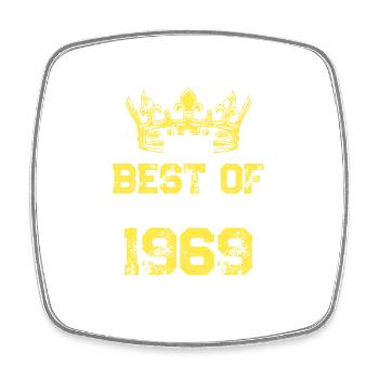 1969 best of birthday - Square fridge magnet - white - Front