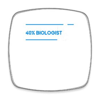 Marine Biologist Ocean Gift Marine Biology - Square fridge magnet - white - Front