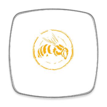 Beekeeping Beekeepers Bees Honey Beekeepers - Square fridge magnet - white - Front