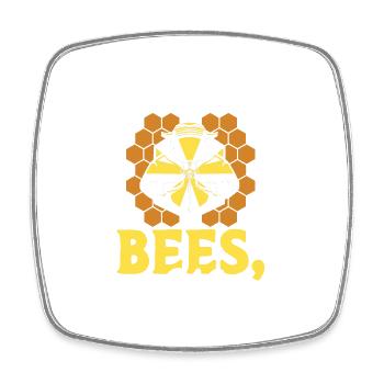 Beekeeping Beekeepers Bees Honey Beekeepers - Square fridge magnet - white - Front