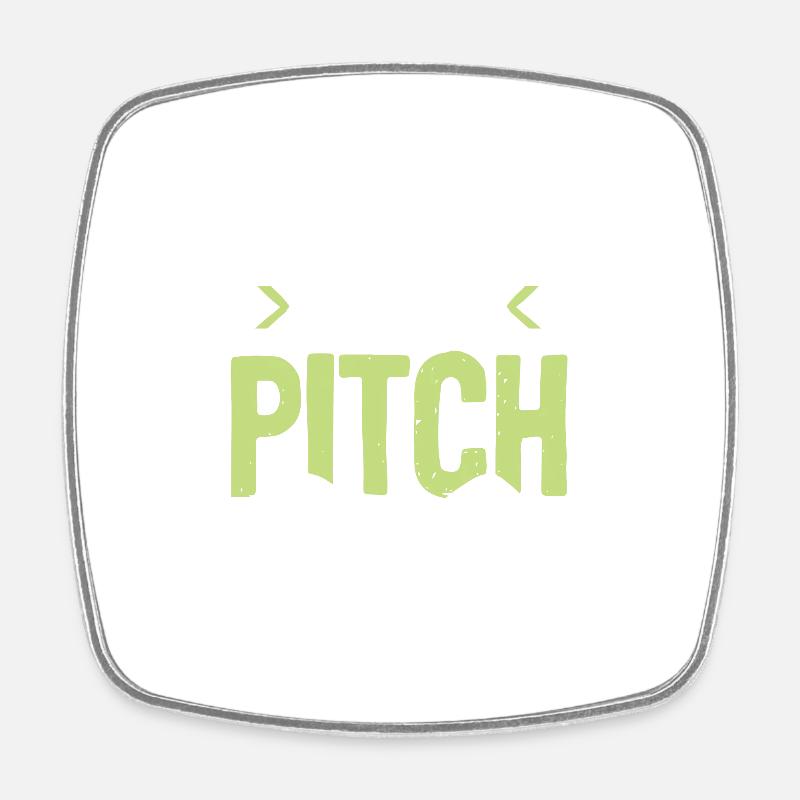 baseball pitcher - Viereckiger Kühlschrankmagnet - Weiß